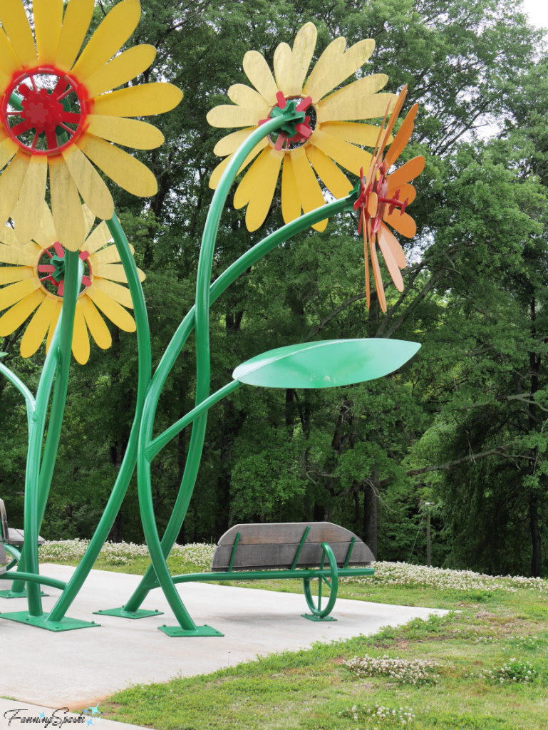Trail Blossom Bench in Athens Georgia @FanningSparks