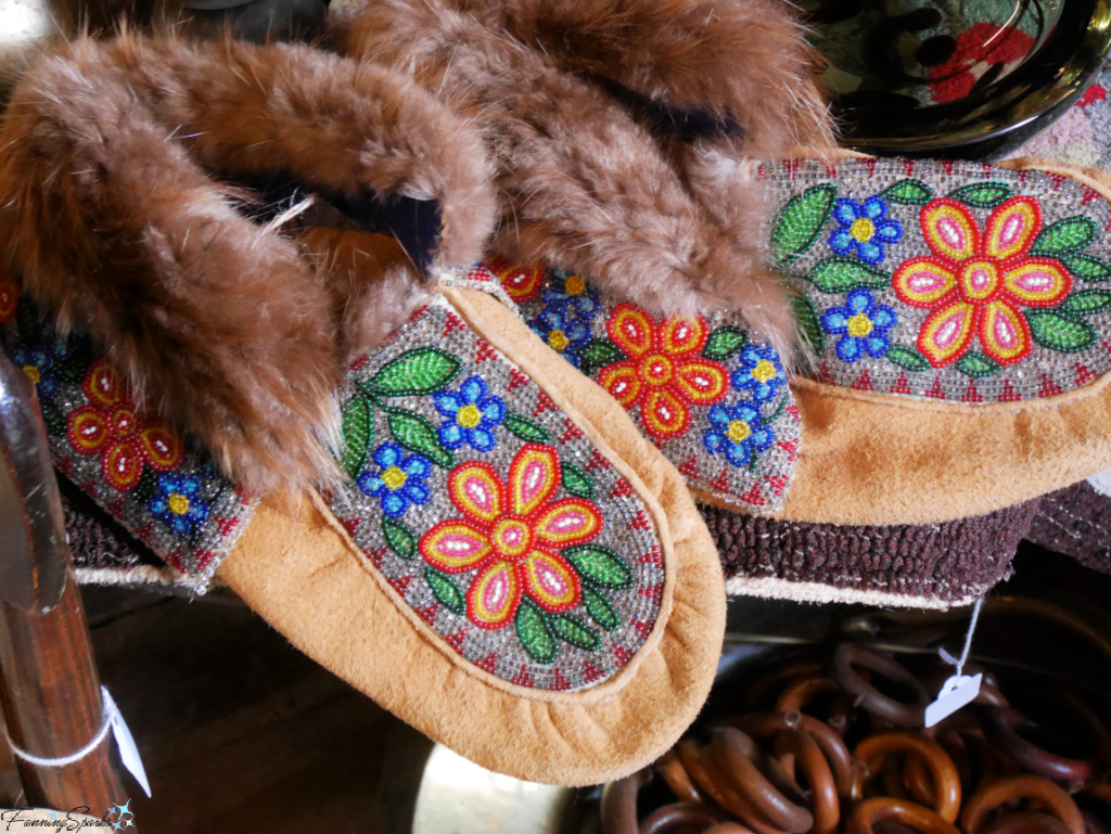Beaded Moccasins at Great Village Antique Exchange   @FanningSparks