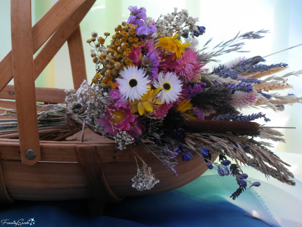 Bouquet of Dried Flowers from Lowland Gardens   @FanningSparks
