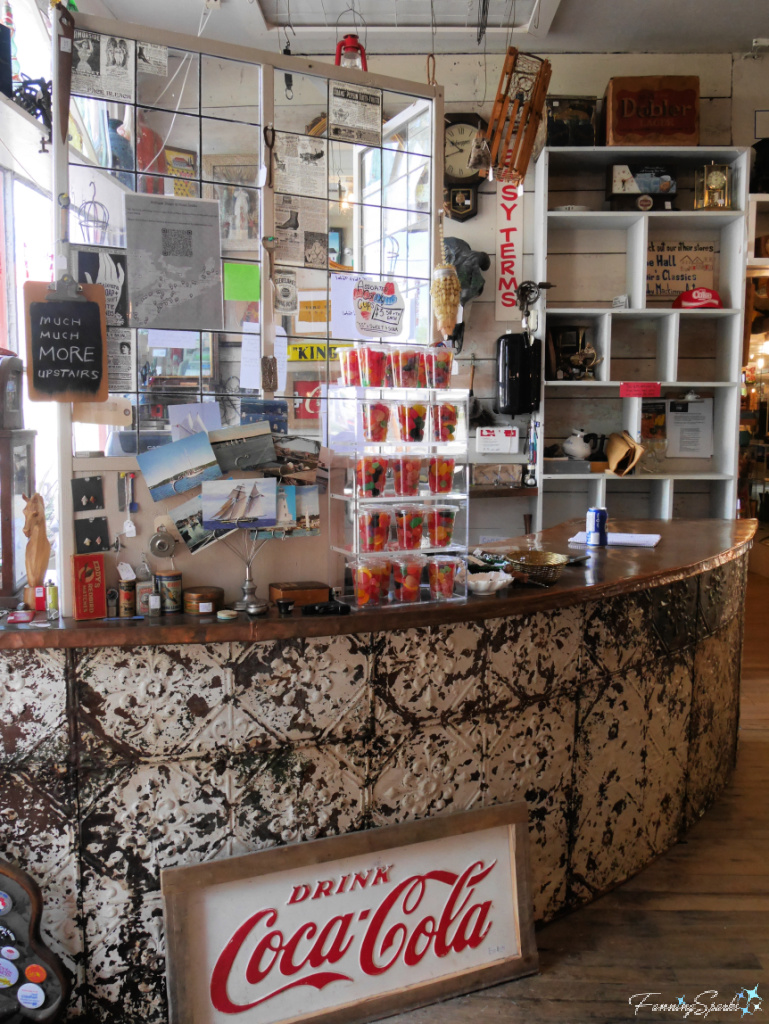 Checkout Counter at Great Village Antique Exchange @FanningSparks