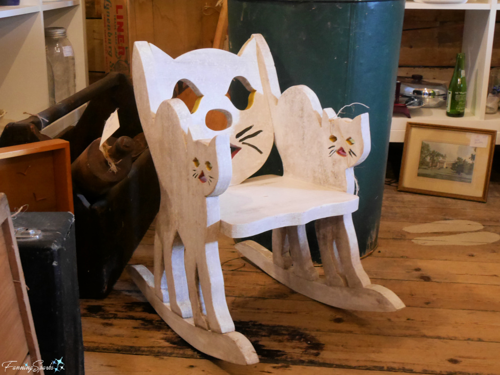 Child-Size Cat Chair at Great Village Antique Exchange   @FanningSparks
