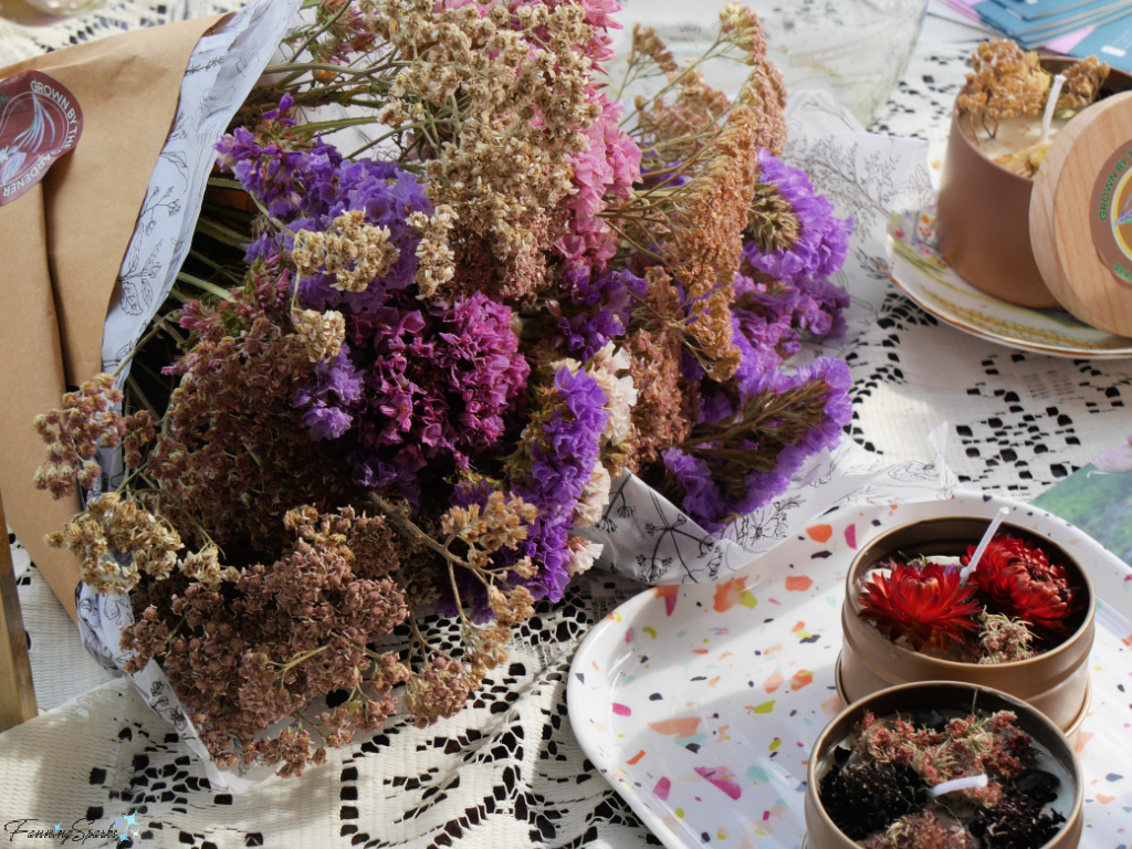 Dried Flowers at Flower Farm and Floral Design in Lawrencetown   @FanningSparks