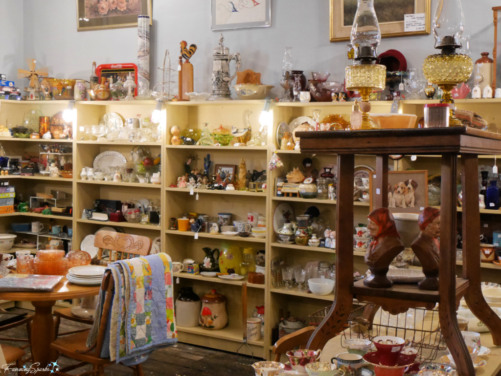 Laden Shelves at Great Village Antique Exchange   @FanningSparks