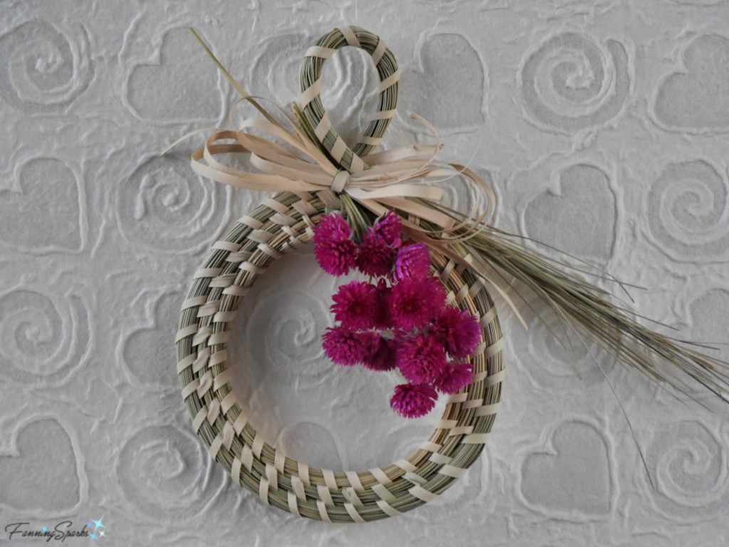 My Finished Sweet Sweetgrass Wreath   @FanningSparks