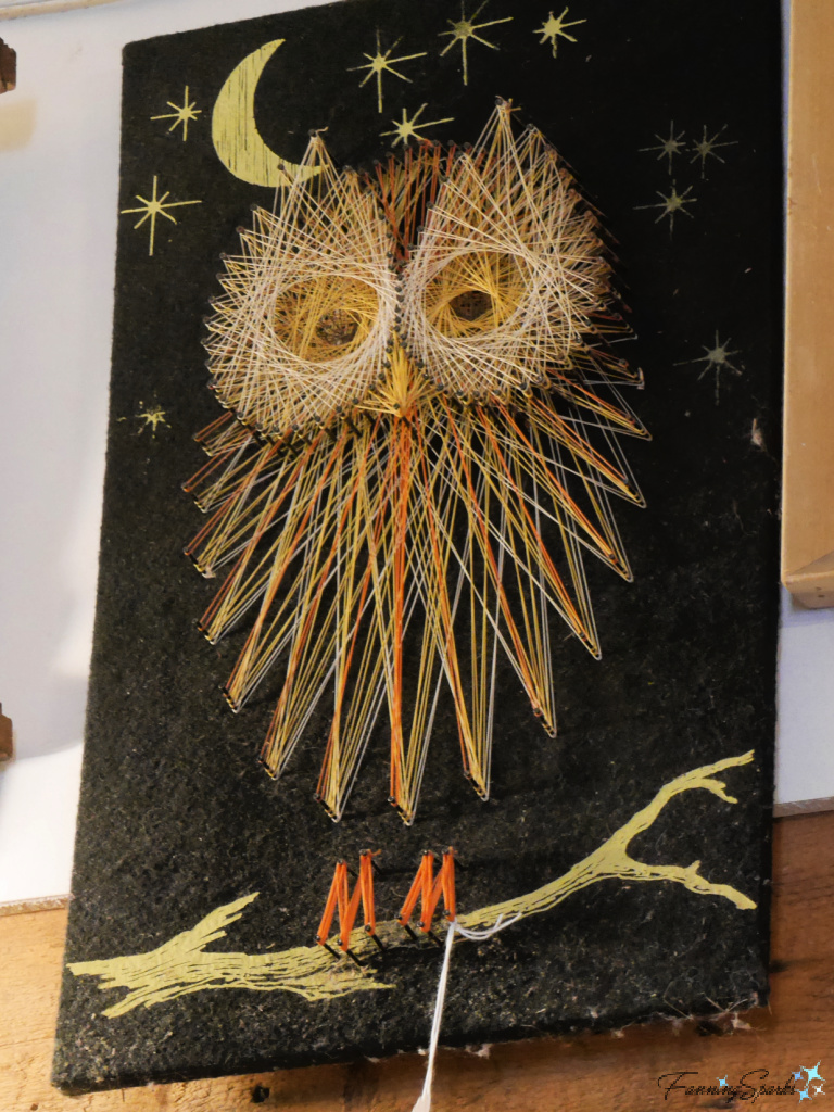 Owl String Art at Great Village Antique Exchange @FanningSparks