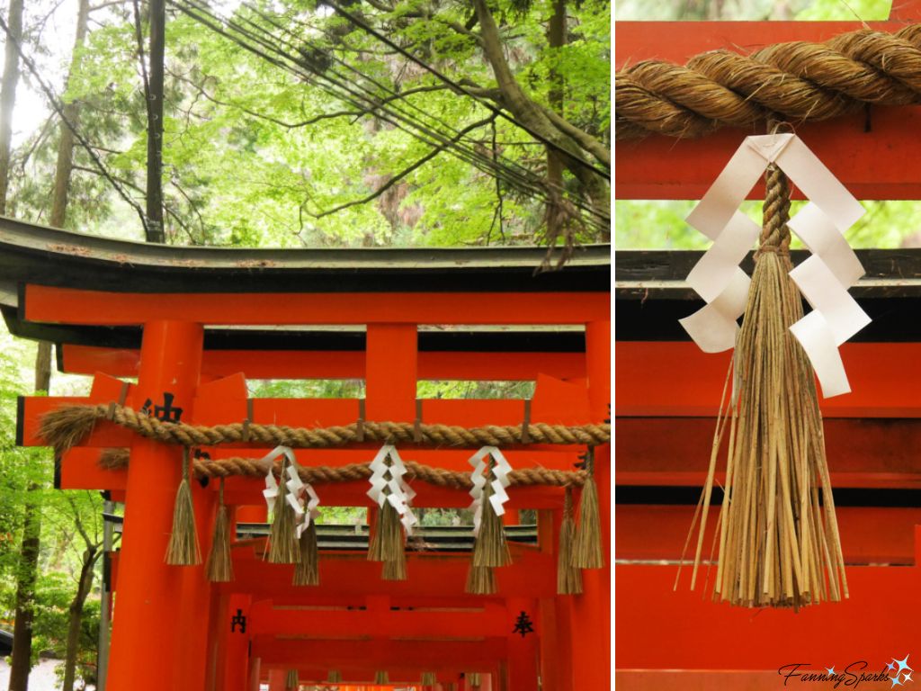 Shimenawa at Fushimi Inari Taisha in Kyoto Japan @FanningSparks