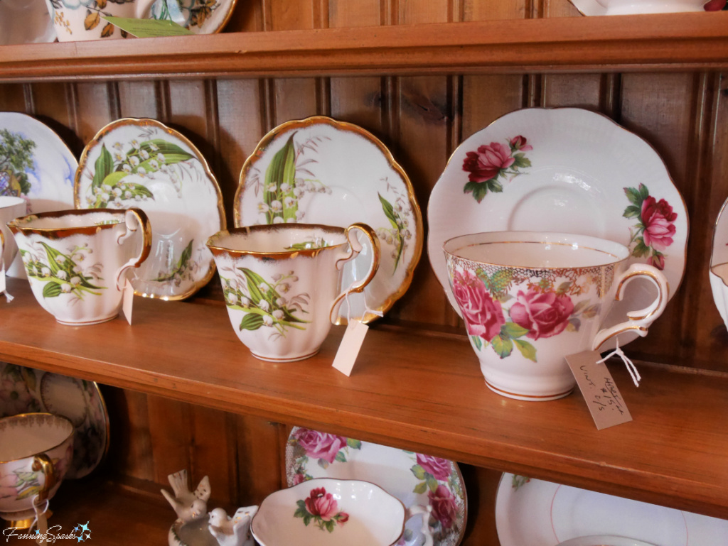 Three Teacup Sets at Great Village Antique Exchange   @FanningSparks