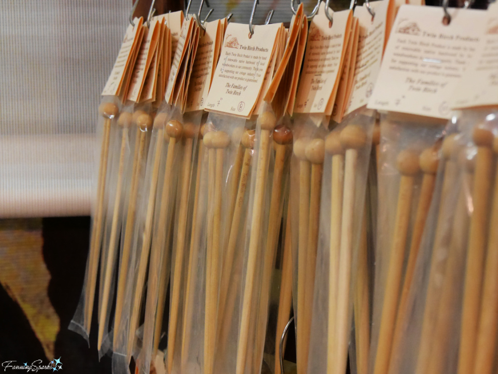 Birch Wood Knitting Needles at Southeastern Animal Fiber Fair   @FanningSparks