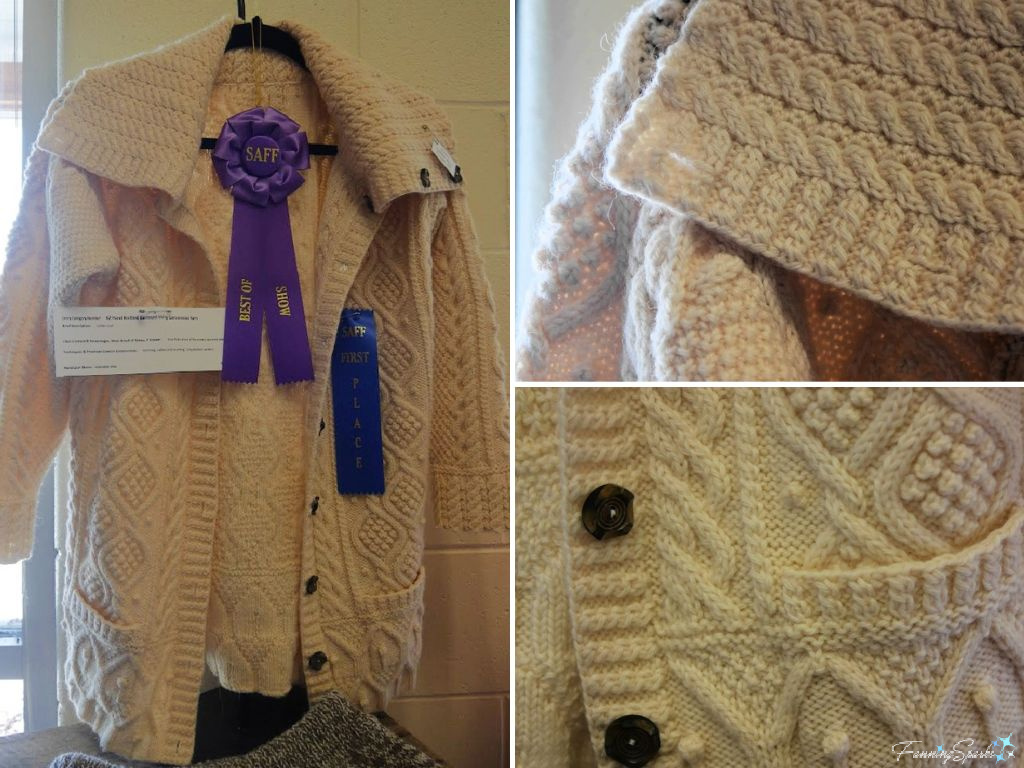 Cable Coat by Debbie West   @FanningSparks