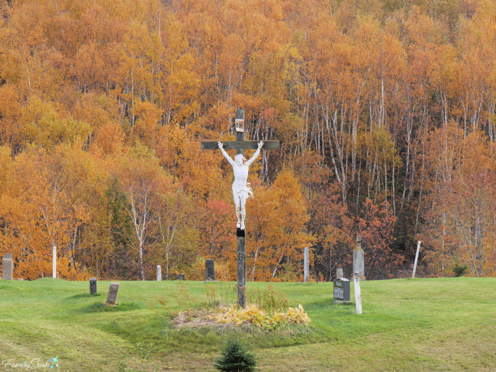 Cemetery at St Margaret of Scotland Catholic Church in Arisaig NS   @FanningSparks