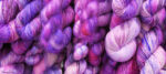 Custom Dyed Purple Yarns at Southeastern Animal Fiber Fair @FanningSparks