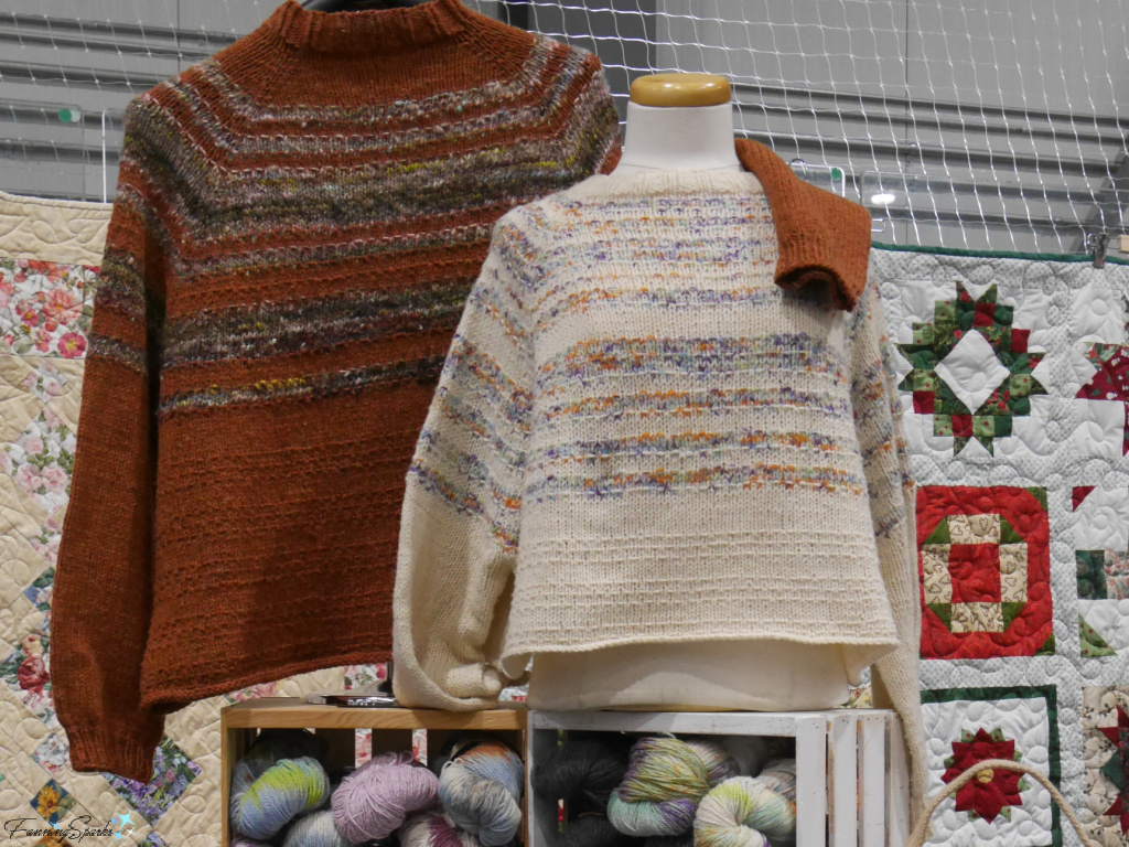 Hand Knit Sweaters at WoolstockEAST   @FanningSparks