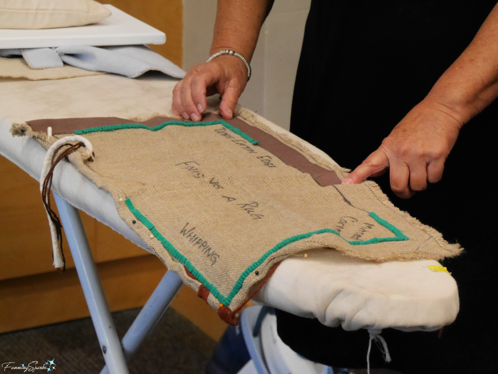 Options for Finishing Hooked Rug at Periwinkle Laine Rug Hooking Workshop   @FanningSparks