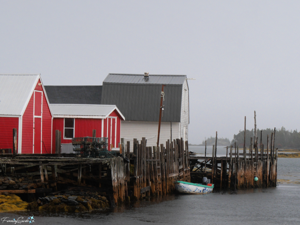 Red Sheds on Wharf at Blue Rocks NS   @FanningSparks