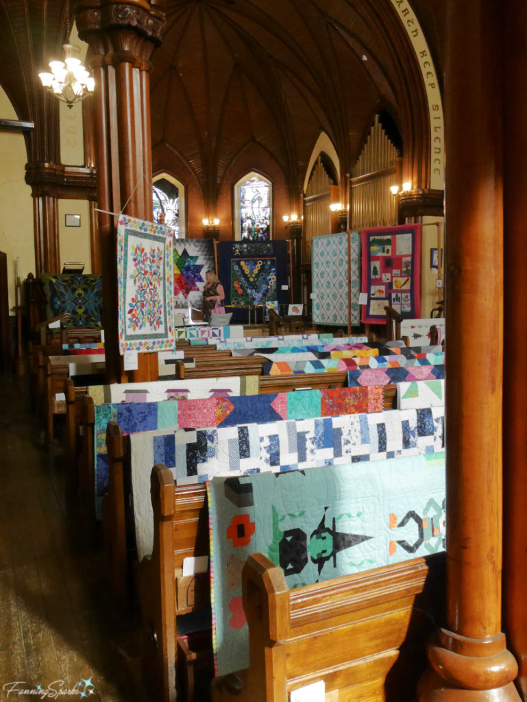 Stories in Stitches Quilt Show in St. Paul’s Anglican Church in Charlottetown PEI    @FanningSparks