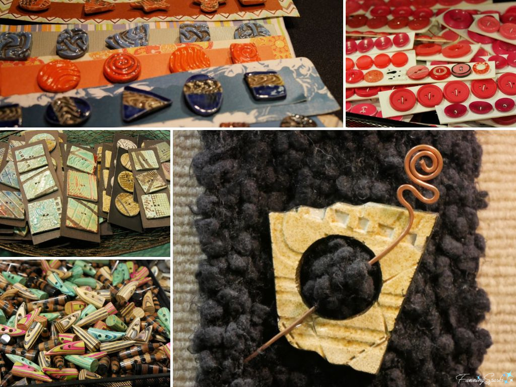 Unique Buttons and Closures at Southeastern Animal Fiber Fair   @FanningSparks
