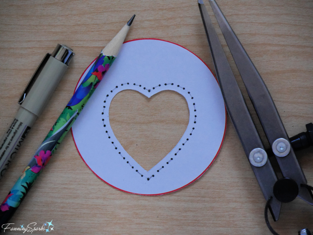 Prepare Paper Template for Decorative Stitching  @FanningSparks