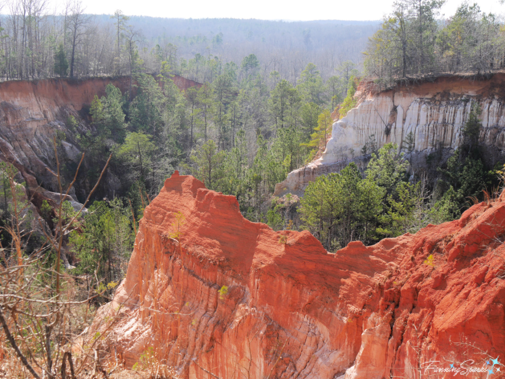 Providence Canyon - Red Ridge Viewed from Canyon Rim  @FanningSparks