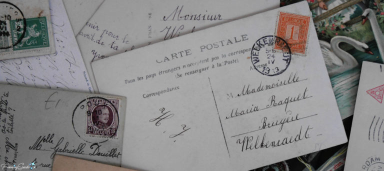 Addresses on a set of Vintage Postcards @FanningSparks